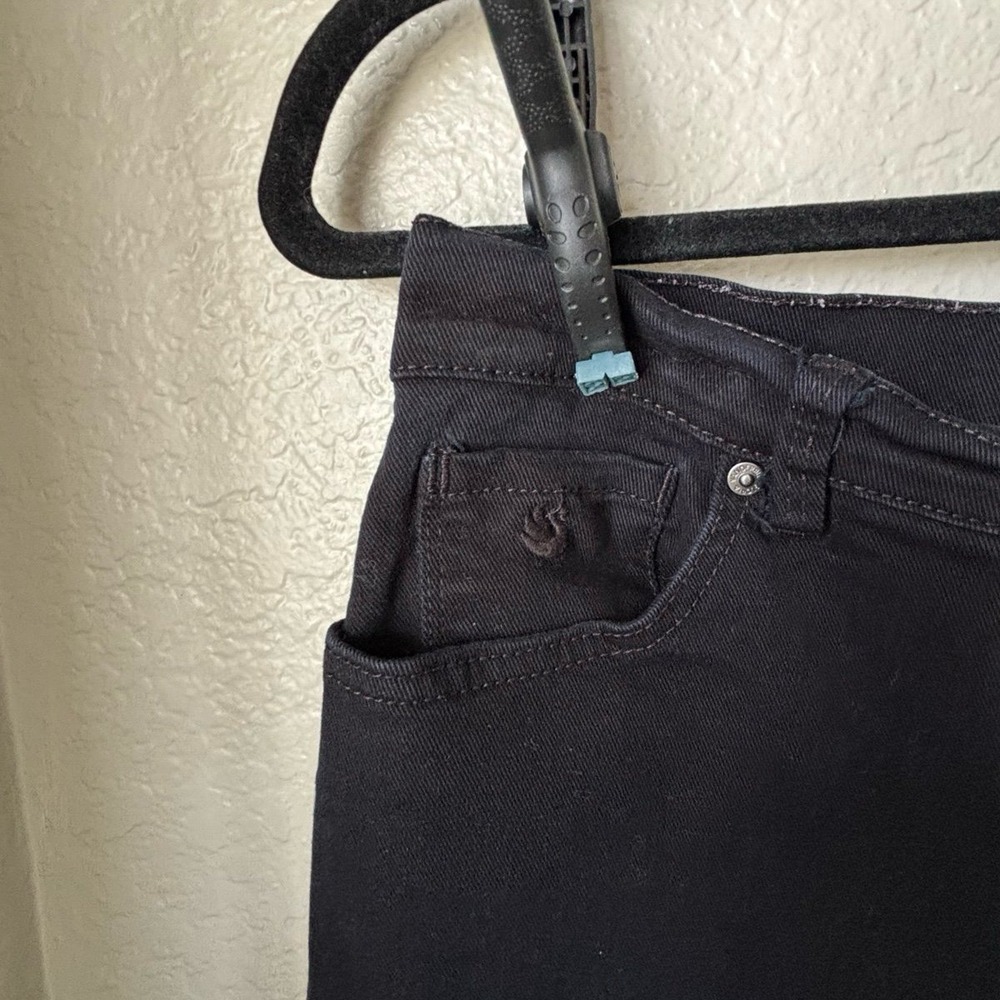 Gloria Vanderbilt Women's Amanda Denim Black Jeans Size 8 - Picture 9 of 12